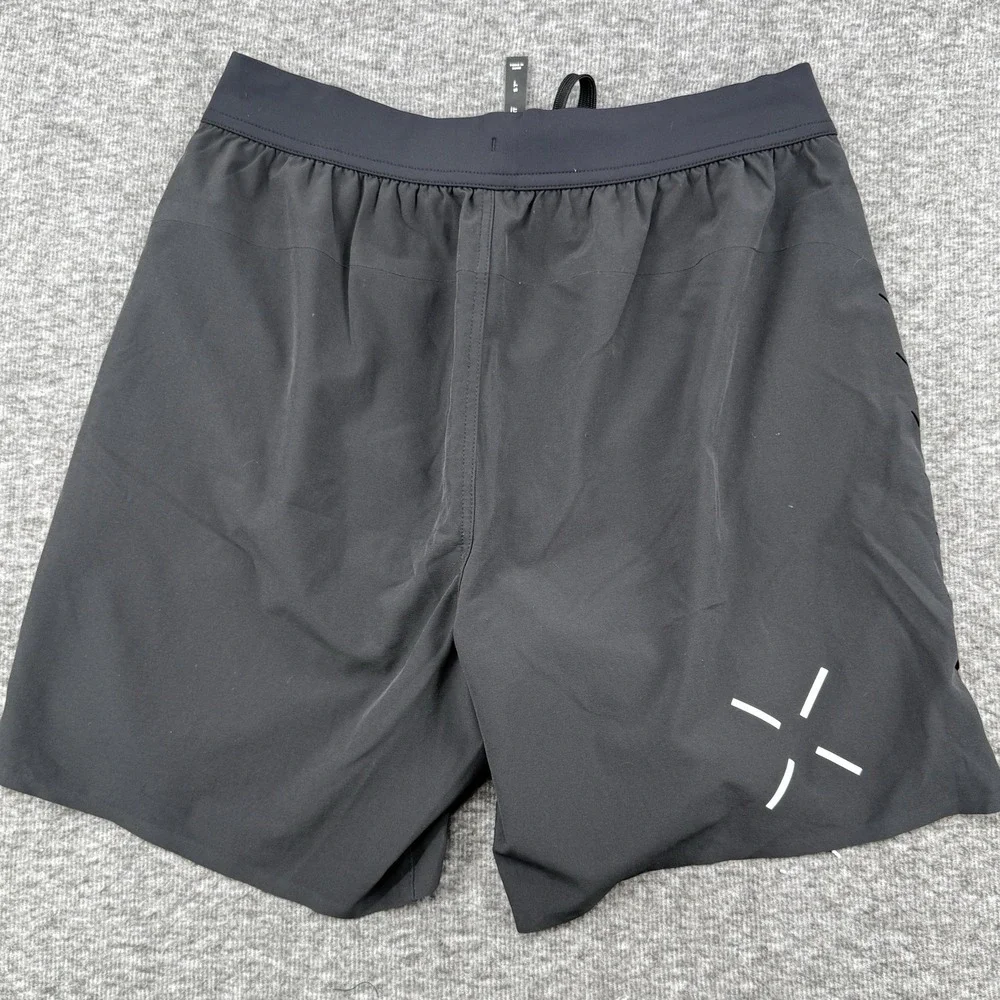Ten Thousand Interval Short 7 Inch Mens Small Black Running Shorts New TTSH002